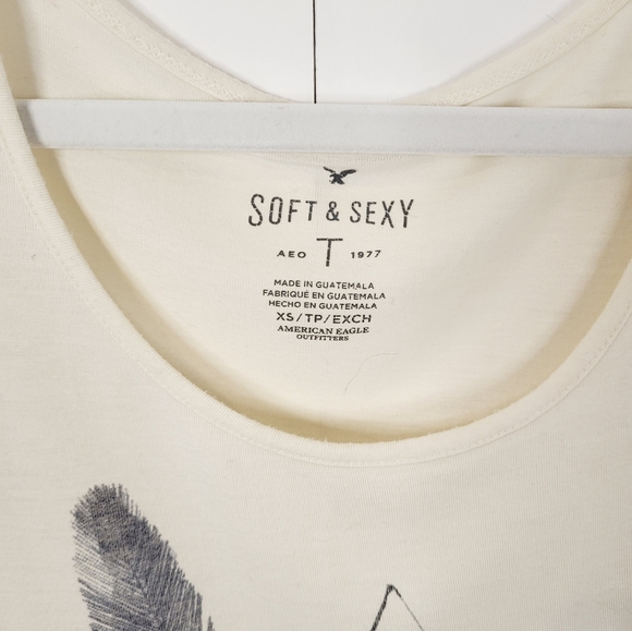 American Eagle Soft & Sexy Tee XS - Picture 5 of 7